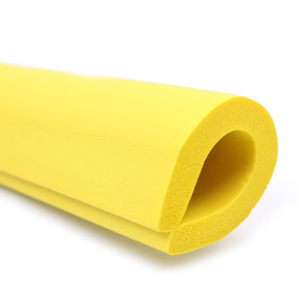 WANGCL 4 juegos de protectores para bebés, protectores de bordes de 2 m, protector suave, no tóxico, protector de esquina para bebé, niños y niños (amarillo)