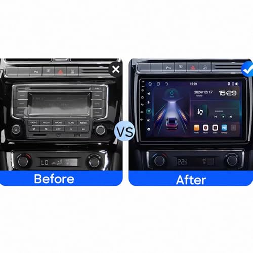 Radio de coche 2 DIN para VW Polo 5 con manos libres Siri 2