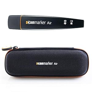 Scanmarker Air & Case Bundle – OCR Digital Highlighter and Reader – Wireless (Mac Win iOS Android) (Black)…