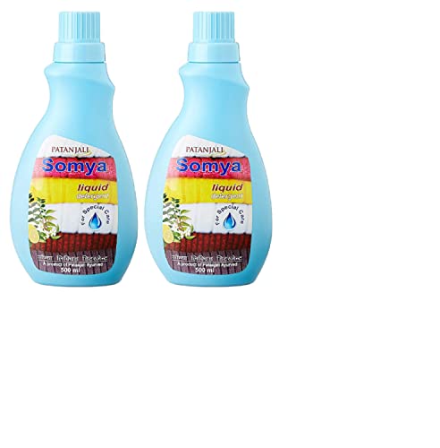 Image of Patanjali Somya Liquid Detergent- 500Ml (Pack of 2)