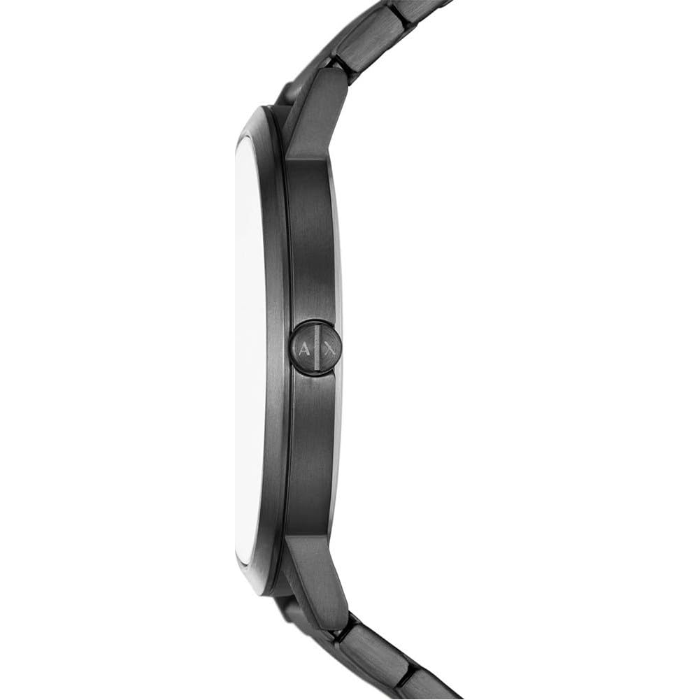 Armani Exchange Orologio da uomo, movimento al quarzo a due lancette e cassa da 40 mm con cinturino in acciaio inossidabile o in pelle