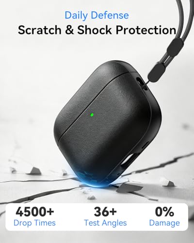 TNSNK for AirPods Pro 3 Case, TNSNK Leather-Like Texture Hard Shell - image 3