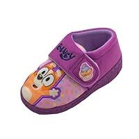 Bluey, Girls Slippers featuring Bingo, Hook & Loop Closure, Size 4-12