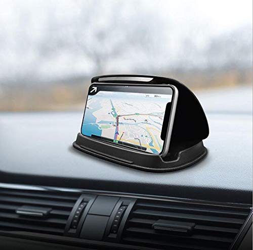 MACHSWON Car Navigator Holder Center Console Top Bottom Cover Type Mobile Phone Bracket Car Dashboard GPS Navigation Antislip 3-6.8'in Mobile Phone Holder Mount Bracket Navigation
