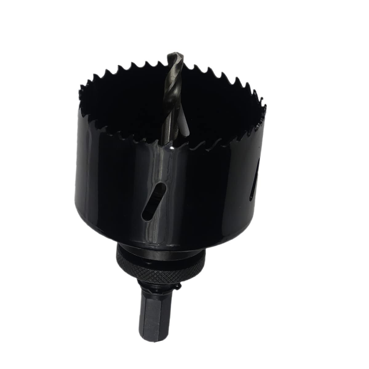 Sierra de corona de 68 mm de diámetro con adaptador hexagonal HSS-Bi-Metall broca de broca, corona de perforación de 40 mm para aluminio, madera, hierro fundido, latón, yeso, etc.