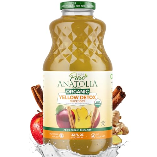 Organic Yellow Detox Juice by Pure Anatolia, 32 fl oz