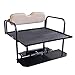 Buggies Unlimited Club Car Precedent Golf Cart Rear Flip Seat Kit with Steel Frame | Compatible with 2004-Up Models (Buff)