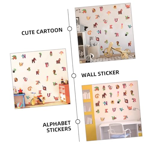 Vinilos Decorativos de Alfabeto con Animales Cartoon miniatura 3