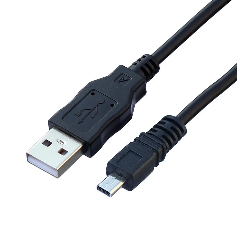 Amazon.co.jp: 【ぷらす堂】 デジカメ ケーブル USB ミニ8ピン平型 デジタルカメラ用 1m wuernine A-mini ...