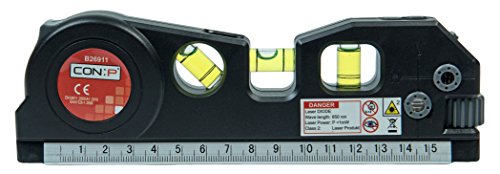 Preisvergleich Produktbild CON:P B26911 Laserwasserwaage mit Rollband