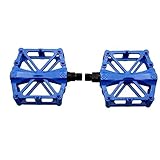Zhenwo Fahrrad-Pedal, Universal Mountainbike Plattform Pedale Fahrrad Super Abgedichtete Lager Aluminiumlegierung Flat Pedal 9/16