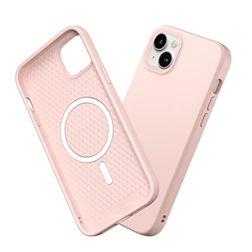 Coque iPhone 14 Plus RhinoShield SolidSuit Magsafe Rose Poudré
