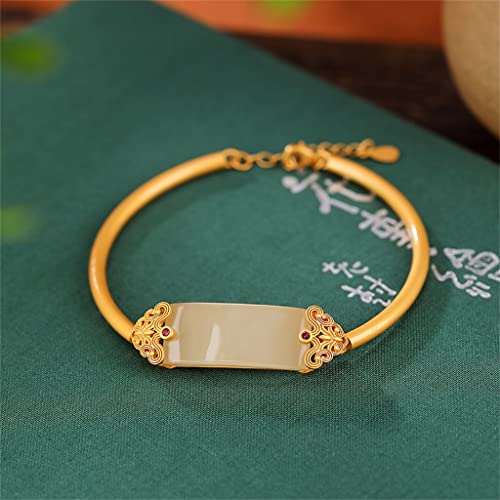 Argent et Jade Hetian Doré le Cadeau Idéal de Style Palais