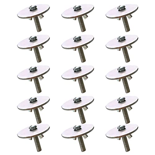 iplusmile Bird Accessory 15 Sets van bevestigingsschroeven Bevestigingsschroeven Pakkingen voor Hamster Cage (Zilver) - Afbeelding 8