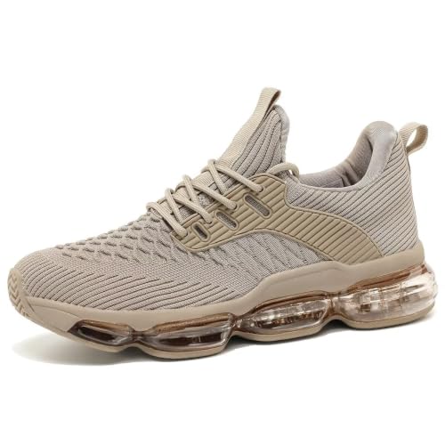 Image of Socviis Men's Air Cushion Running Shoes Breathable Tennis Fashion Sneakers Non Slip Workout Casual Sport Shoes Gym Training Comfortable Walking Shoes