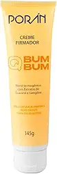 Creme Firmador Q Bum Bum, 145g, Blend Termogênico com Extratos de Guaraná e Gengibre