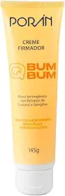 Creme Firmador Q Bum Bum, 145g, Blend Termogênico com Extratos de Guaraná e Gengibre