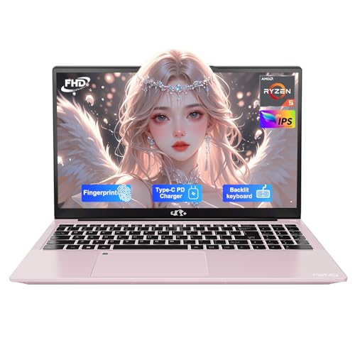 Image of NIMO 15.6'' IPS FHD-Laptop, 16GB RAM 1TB SSD AMD Ryzen 5(Beat i5-1135G7, 4 Cores Up to 3.7GHz) Student Computer with 2 Years Warranty, 65W Type-C, Fingerprint, Backlit Keyboard, 180Viewing
