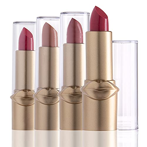 Nicole Miller Lipstick Collection- 4 Piece Lipstick Set in Bright Colors
