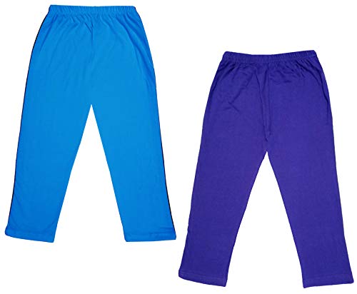 Image of IndiWeaves Girls Super Soft Cotton Solid 3 4th Leggings /Capris (Multicolor59, 10-12 Years) Pack of 2