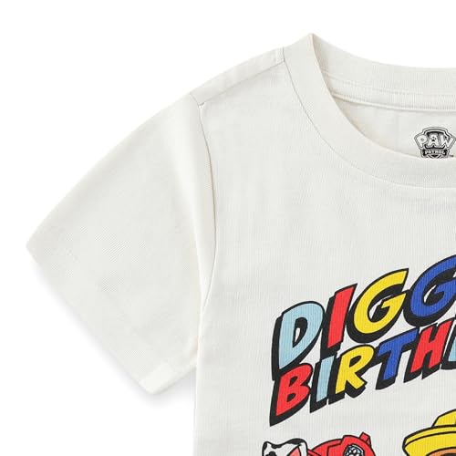Paw Patrol Nickelodeon Birthday Boys Short Sleeve T-Shirt for Toddler and Big Kids2