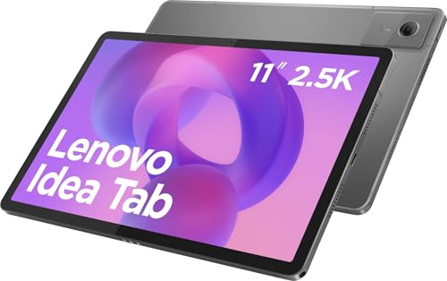 Lenovo Idea Tab 11' Tablet - Dimensity 6300-4GB RAM - 128 GB Storage - Android 15-2.5K - 90 Hz - Luna Grey (ZAFR0923US)