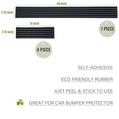 VEXPLO Adhesive Rubber Bumper Strip
