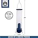 Droll Yankees Squirrel Proof Bird Feeders for Outdoors - Whipper, Collapsible Perches, 5-Pound Seed Capacity, Blue