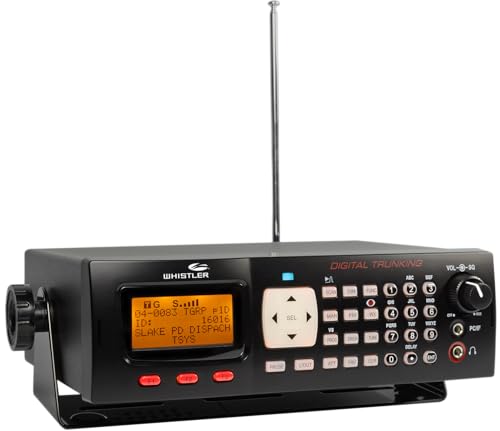 Whistler WS1065 Digital Trunking Desktop Scanner β Programmable Police/Fire Radio with Backlit Display
