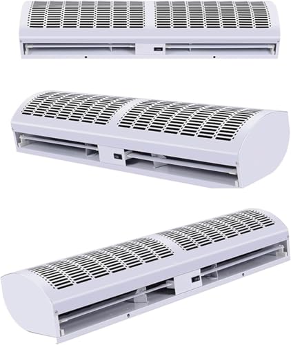Cortina de aire mural de 120cm con doble velocidad regulable y control dual 6