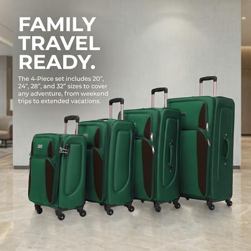 BAOMKONG 4-Piece Dark Green Set