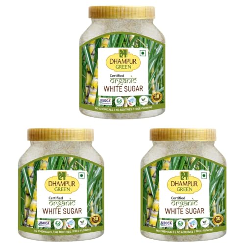 Image of Dhampurgreen Organic White Sugar, 800G (Pack of 3)