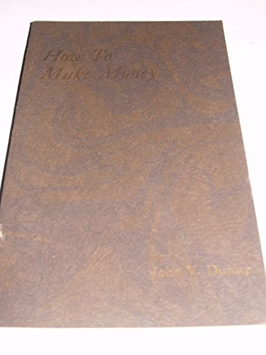 How to make money, B00085O0KI Book Cover
