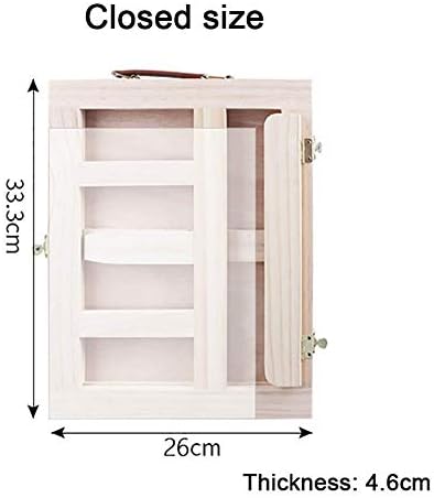 Wooden Tabletop Drawing Holder Kid's Sketch Drawing Box Adult Adjustable Desktop Sketch Oil Painting Stand