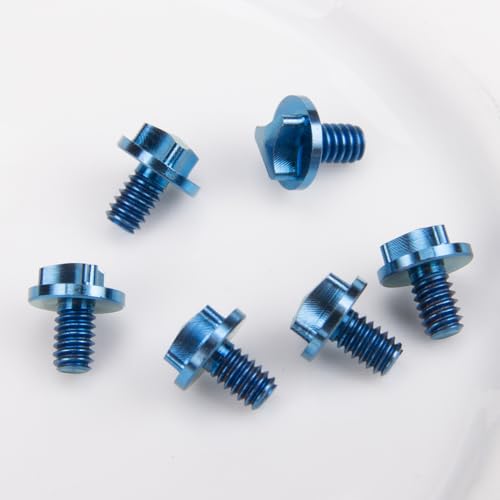 Saidian SD833 6Pcs Titanium Blue Screw Set Knife Handle Screws thumb #6