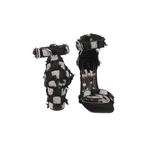 Image of Mochi Women Ankle Strap Block Heel Fashion Sandal