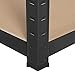 Yaheetech Estanterias Almacenaje Metalica Estanteria de Almacenamiento Garaje Trastero Marco Metal 180x90x30cm Capacidad 175 KG Negro Imagen de Yaheetech Estanterias Almacenaje Metalica Estanteria de Almacenamiento Garaje Trastero Marco Metal 180x90x30cm Capacidad 175 KG Negro