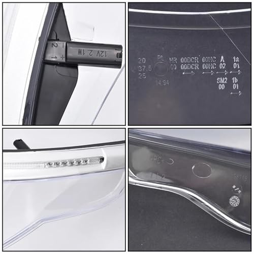 Couvercle coque lentille transparente phare pour BMW E60 qualité origine