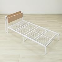 ベッドフレーム❣️シングル ベッド 宮棚 2口コンセント 耐荷重300kg 頑丈 Amazon｜ベッドフレーム ベッド シングル パイプベッド 宮棚 2口