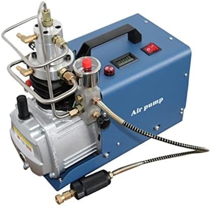 Compresor de aire eléctrico de alta presión de 4500 psi, 300 bar, 30 MPa y 1,8 kW con diseño portátil. (Hardcoverversion)