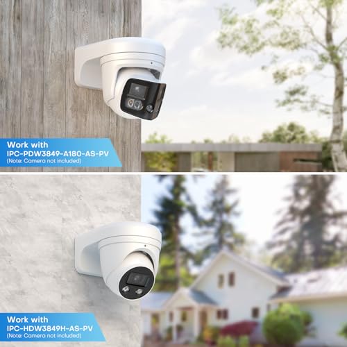 Image of VALUCAM203W Waterproof Aluminum Wall Mount Bracket for Dome Turret Camera Turret Camera VC-EDI04EG1-IA IPC-HDBW2441E-S IPC-HDBW2841R-ZS IPC-HDBW2449E-S-IL IPC-HDW2841TM-S IPC-HDW2841T-S IPC-EB5541-AS