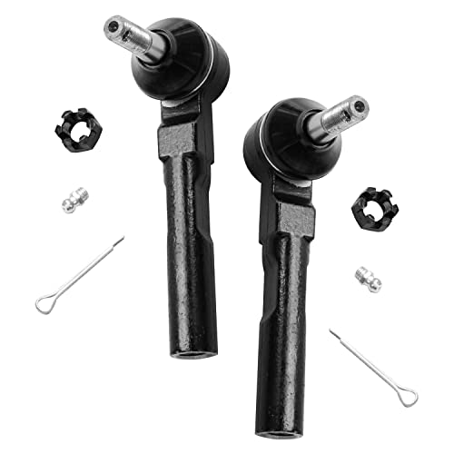 Image of Detroit Axle - RWD Front End Kit for 1999-2006 Chevy Silverado 1500 GMC Sierra 1500, 2 Lower Control Arms w /Ball Joints 2 Upper Ball Joints 4 Inner Outer Tie Rods 2 Sway Bars 2 Boots Replacement