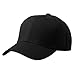 YULOONG Classic Baseball Cap 100% Cotton Vintage Washed Denim Dad Hat Adjustable Size for Man Women Unisex (Black)