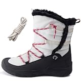 HAPPY NOCNOC Jungen Mädchen Schneestiefel Wasserdicht Outdoor Sport Warm Cozy...