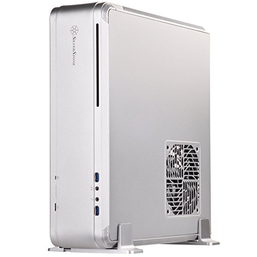 Image of SilverStone Technology Fortress Z FTZ01 Aluminum unibody Mini-ITX Small Form Factor case, Silver, SST-FTZ01S, 14.8 inch x 4.21 inch x 13.82 inch