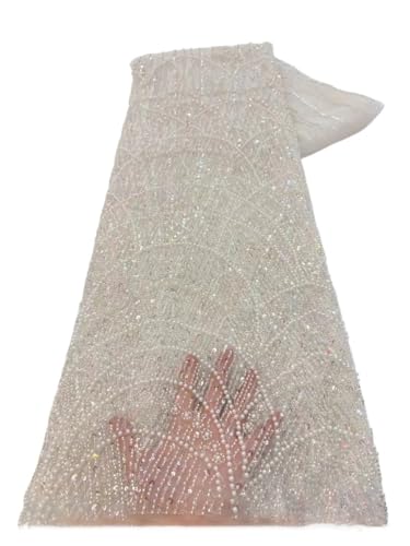 Chaîne à paillettes haute couture ruban perlé pour robe de mariée