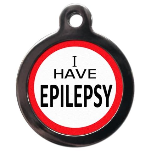 I Have Epilepsy Pet Dog Cat Medical Tag (Large) Cover