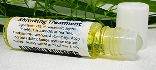 Urban ReLeaf Piercing Bump Shrinking Treatment ! Gentle, Effective Aftercare. Easy Roller-Ball Applicator. 100% Natural with Essential Oils. Help Scars, Nodules, Cartilage, Nose, Ear Spots