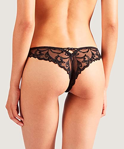 Aubade Women's Au Balde Flore Tanga Thong, Black, Xxl #TOP1