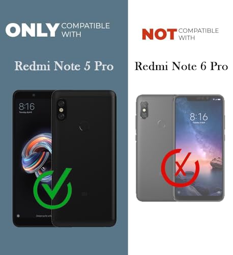 Image of Jkobi Back Cover Case for Xiaomi Mi Redmi Note 5 Pro (Silicone Crystal Clear | Pure Camera Protection | Soft and Flexible for Charger and Headphone sockets | Shockproof Bumpers | Transparent)
